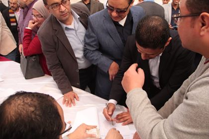 كرم جبر خلال التسجيل بالجمعية العمومية 