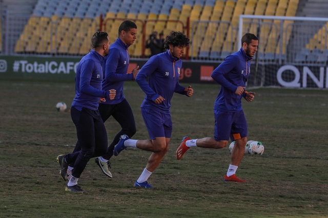 الأهلي يتدرب على ركلات الجزاء