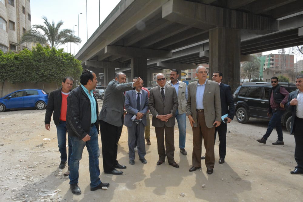 جانب من جولة محافظ الجيزة التفقدية جانب من جولة محافظ الجيزة التفقدية
