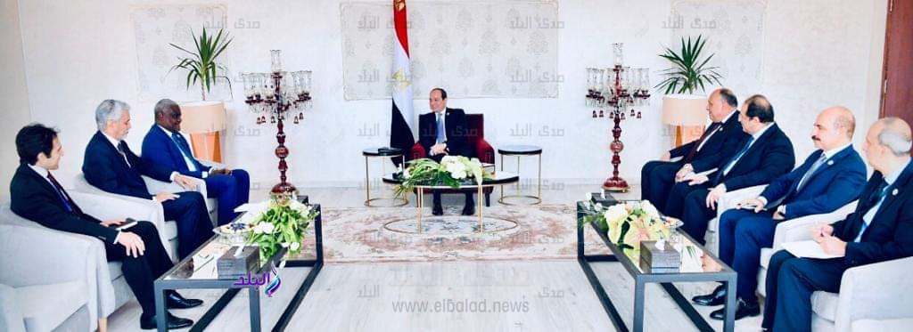 السيسي يستقبل رئيس مفوضية الاتحاد الإفريقي السيسي يستقبل رئيس مفوضية الاتحاد الإفريقي