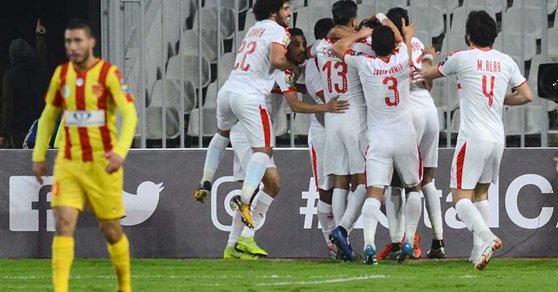 مباراة الزمالك ونصر حسين داى 