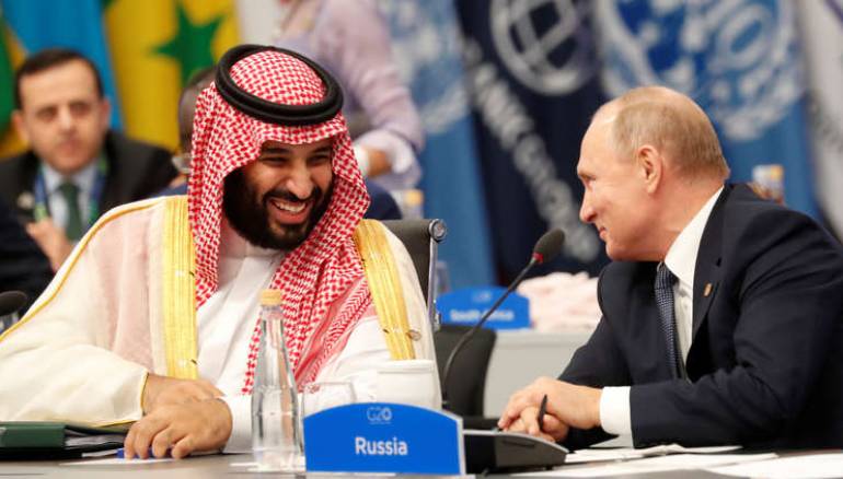 الرئيس الروسي وولي العهد السعودي الرئيس الروسي وولي العهد السعودي