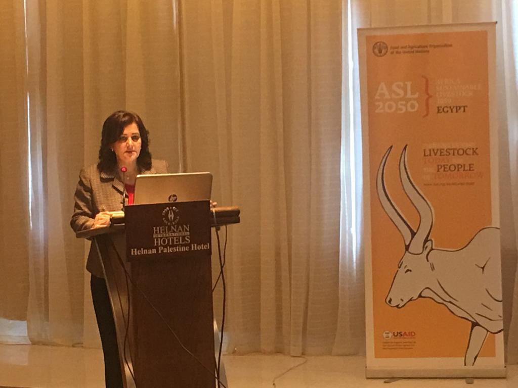 الدكتورة منى محرز - نائب وزير الزراعة