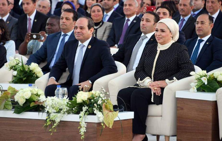 الرئيس السيسي في ملتقي شباب العربي الافريقي