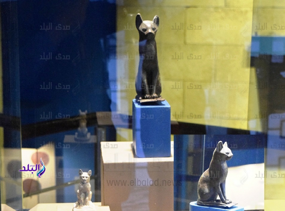 المعبودة باستت داخل متحف تل بسطة 