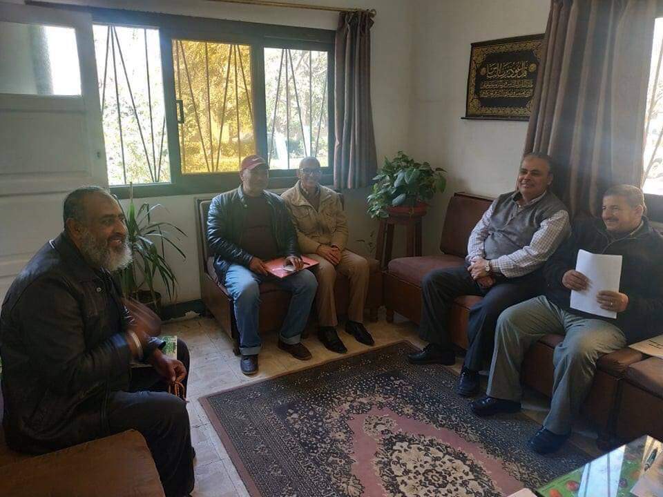 الاجتماع الاول للحملة القومية للنهوض بمحصول القطن 