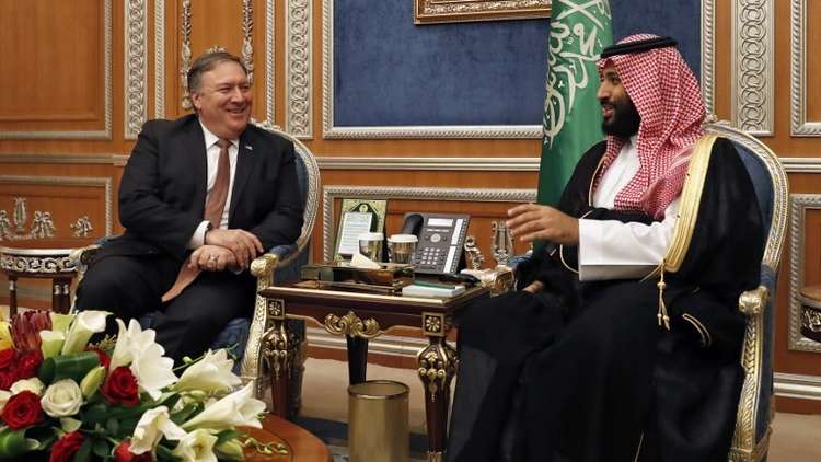 الأمير محمد بن سلمان ومايك بومبيو الأمير محمد بن سلمان ومايك بومبيو