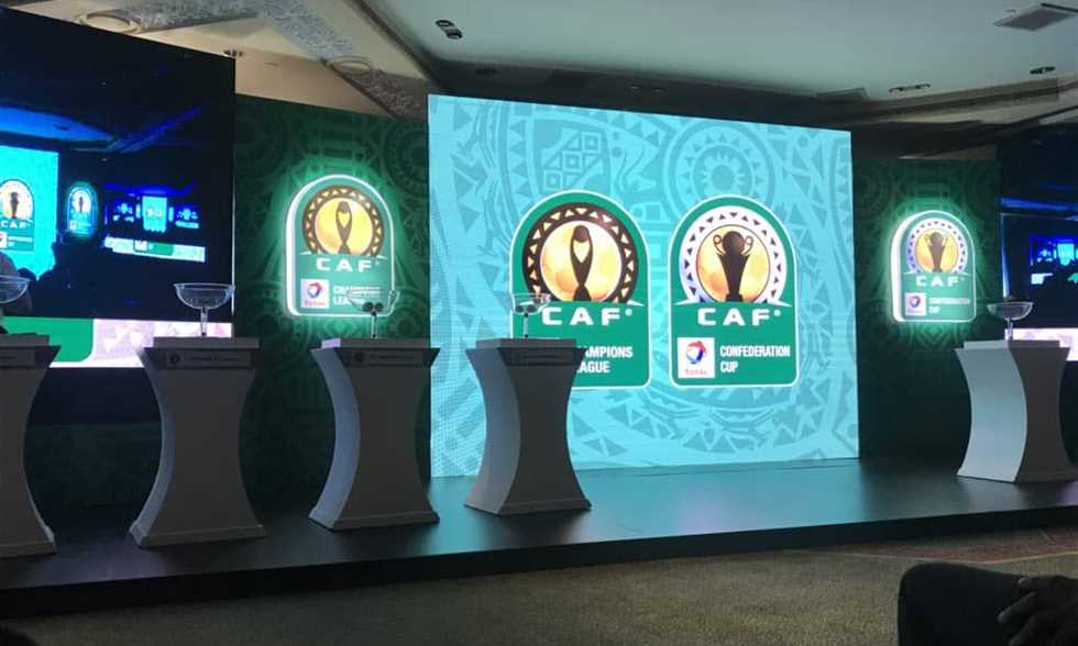 جامب من مراسم قرعة الكونفيدرالية 