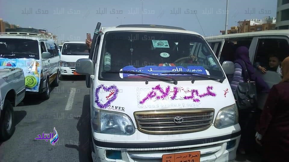 مسيرة بالسيارات تجوب شوارع مدينة القصير