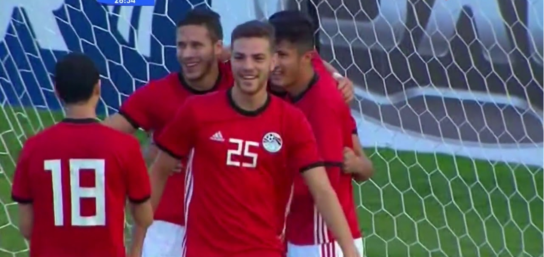 هدف مصر الأوليمبي فى مرمى أمريكا