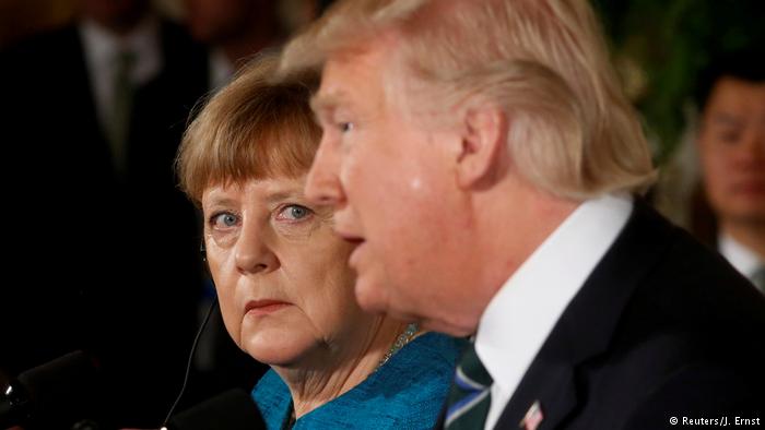 ترامب وميركل