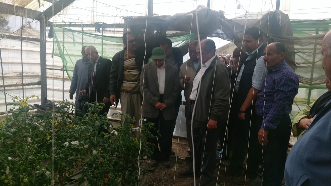تفقد وزير الزراعة