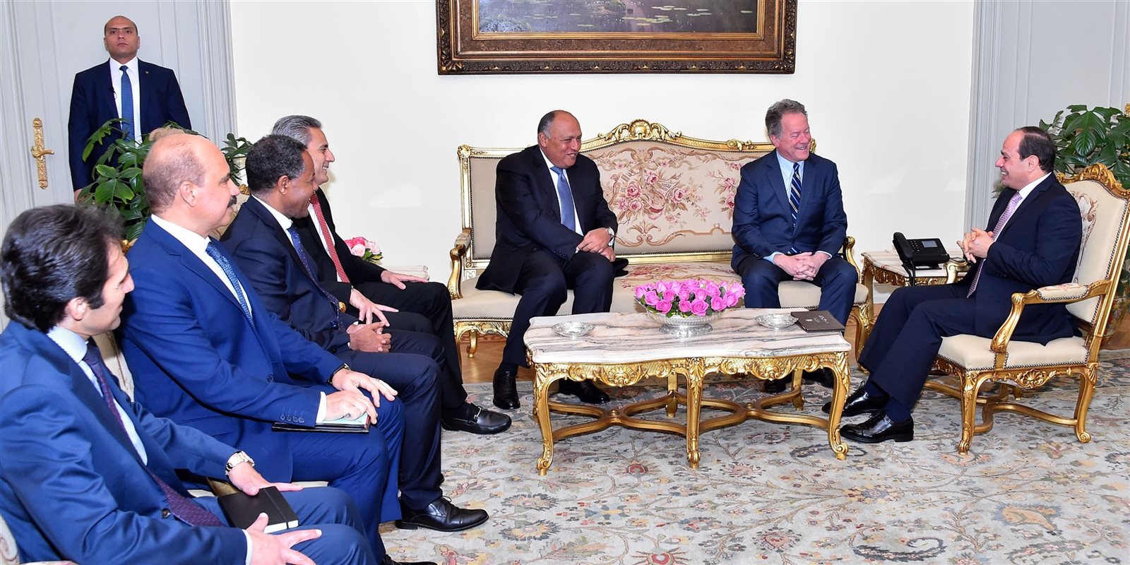 الرئيس السيسي يستقبل المدير التنفيذي لبرنامج الغذاء العالمي