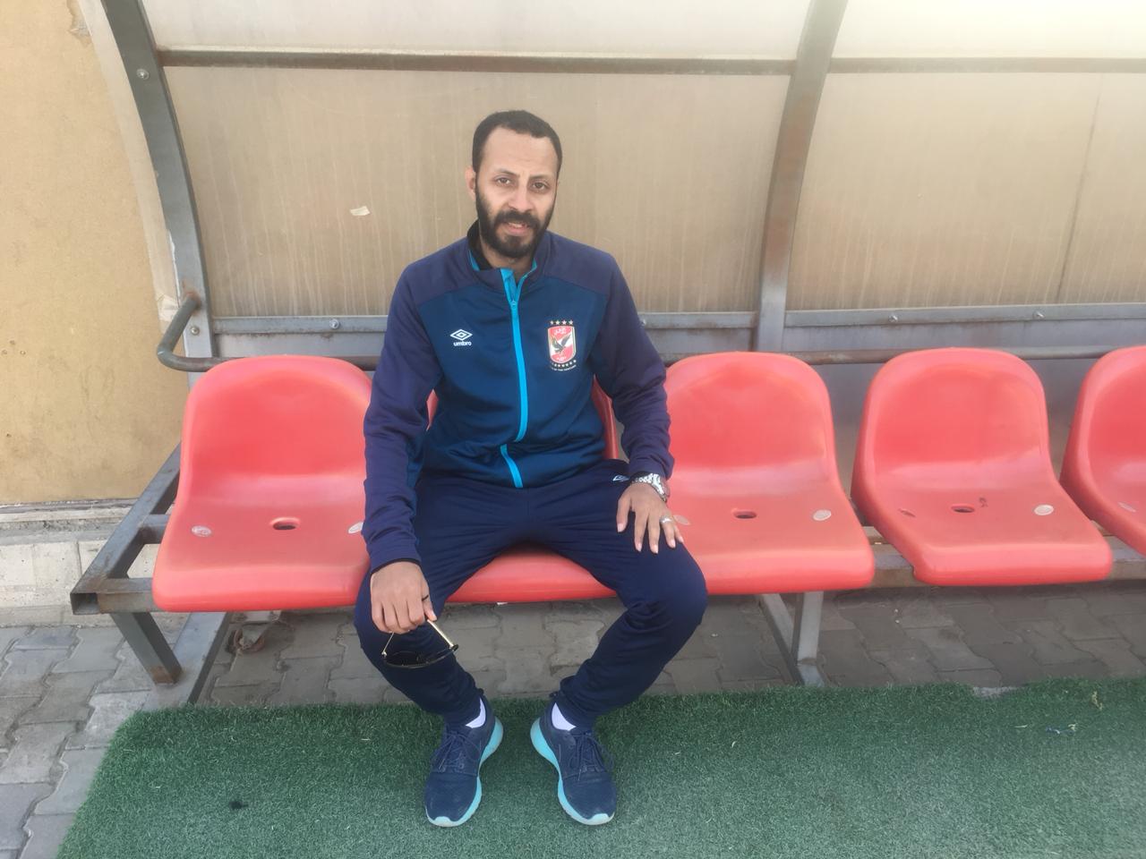  ميدو محروس  لاعب فريق الشباب بالنادي الأهلي السابق