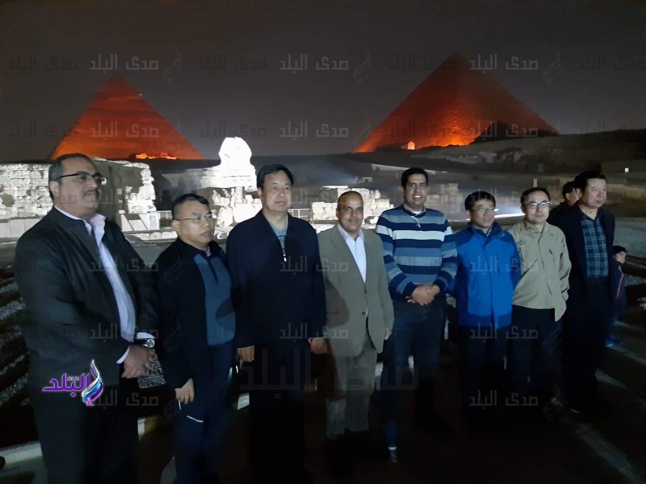 رؤساء تحرير الصحف الصينية في الصوت والضوء