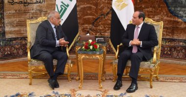 السيسي ورئيس وزراء العراق السيسي ورئيس وزراء العراق