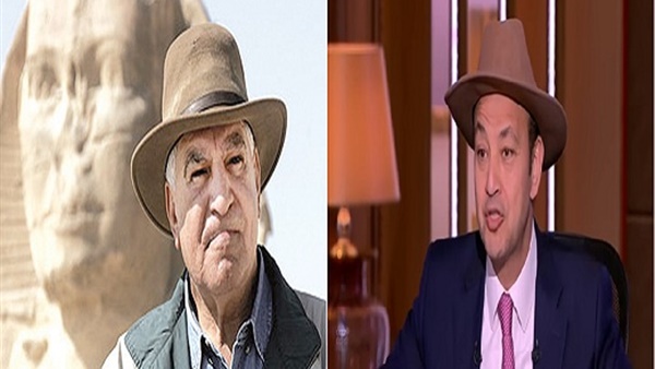 زاهى حواس والإعلامى عمرو أديب 