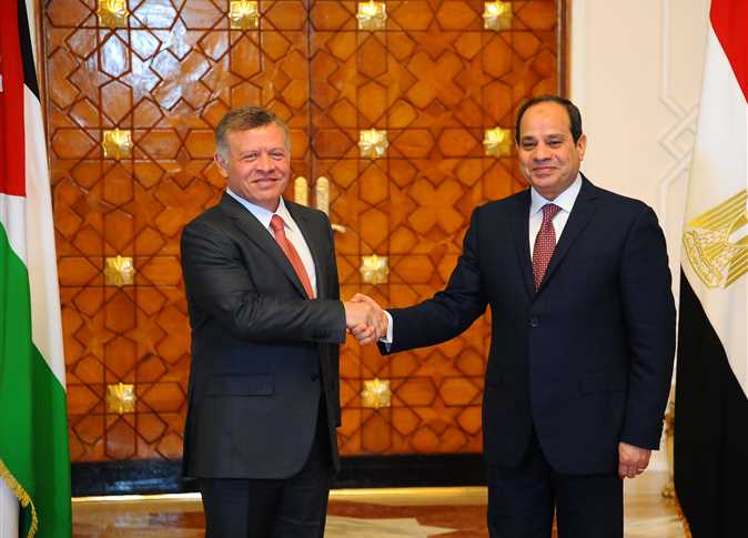 الرئيس السيسي والعاهل الأردني الرئيس السيسي والعاهل الأردني