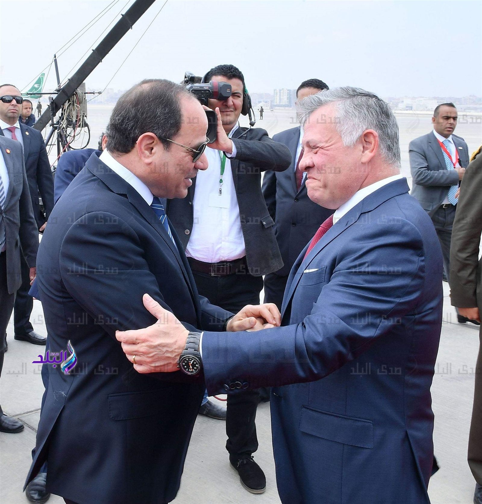 الرئيس السيسي والعاهل الأردني