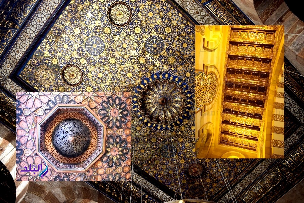 زخارف متنوعة علي الأسقف