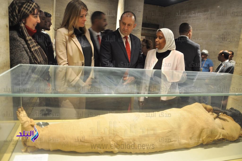 أثناء الجولة في المتحف المصري بالتحرير أثناء الجولة في المتحف المصري بالتحرير