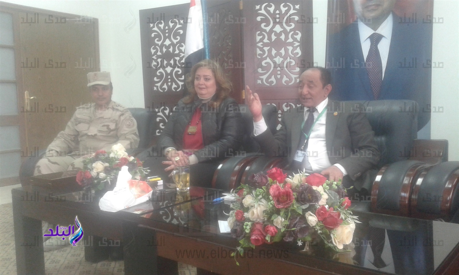 وفد مركز القياس والتقويم بالتعليم العالي يزور جامعة العريش