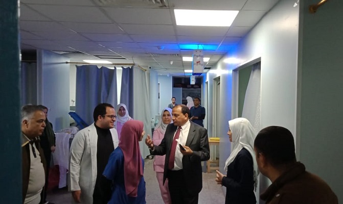 زيارة مفاجأة لرئيس جامعة بني سويف للمستشفى الجامعي زيارة مفاجأة لرئيس جامعة بني سويف للمستشفى الجامعي