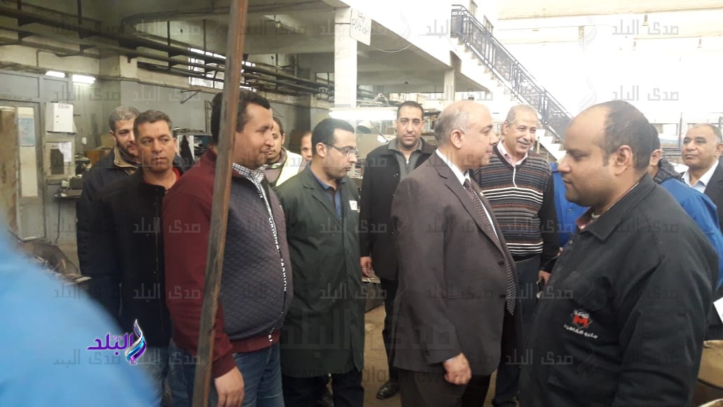 الفضالى وصبره يتفقدان ورش صيانة قطارات الخط الاول بطره البلد