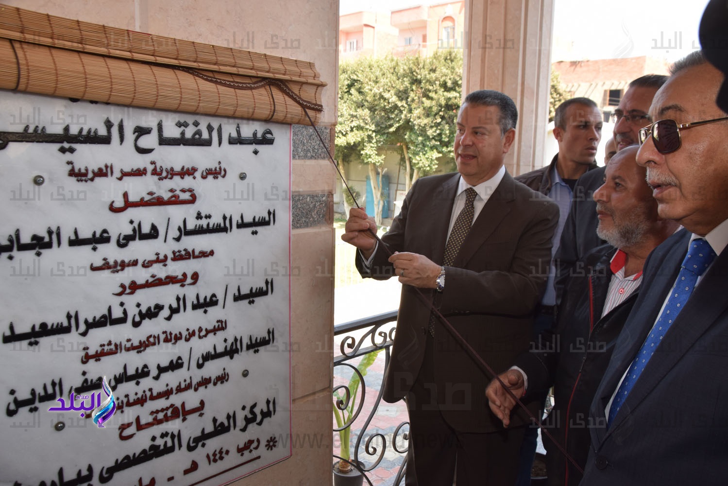 محافظ بني سويف يفتتح مشروعات خدمية