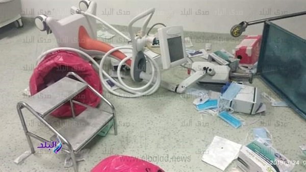 تحطيم غرفة بمعهد القلب
