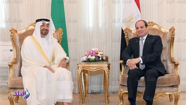 الرئيس السيسي والشيخ محمد بن زايد 
