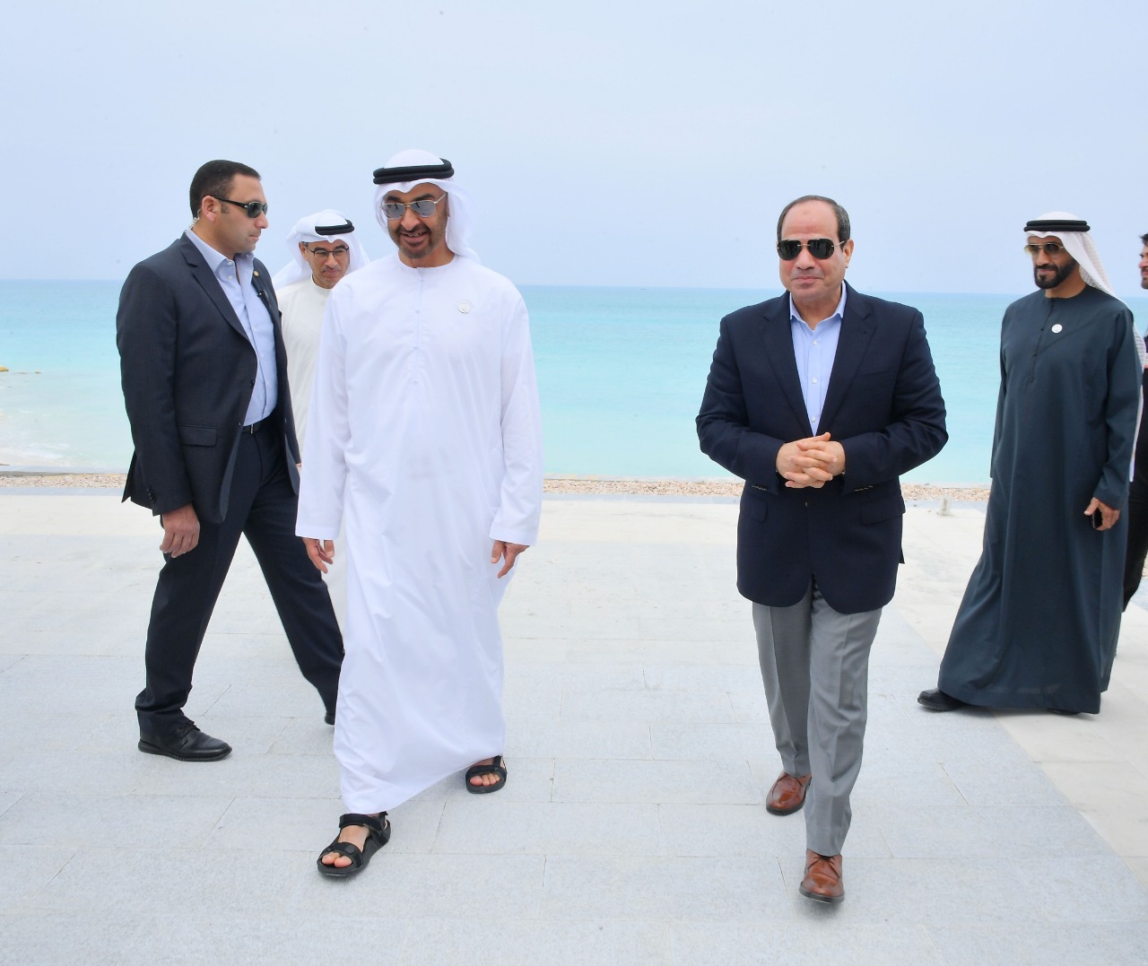 الرئيس السيسي وولي عهد أبو ظبي