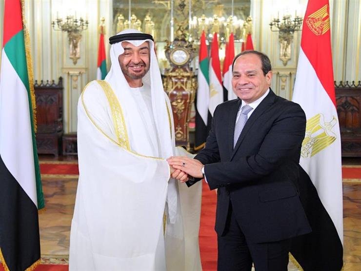 الرئيس عبد الفتاح السيسي والشيخ محمد بن زايد آل نهيان الرئيس عبد الفتاح السيسي والشيخ محمد بن زايد آل نهيان