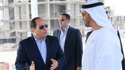 السيسي وبن زايد السيسي وبن زايد