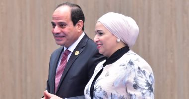 الرئيس السيسي وقرينته الرئيس السيسي وقرينته