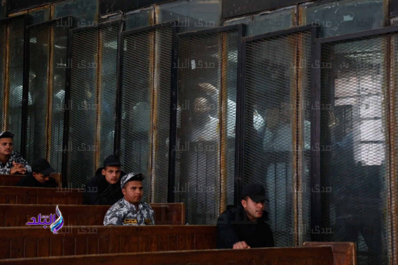 المتهمين داخل الحجز