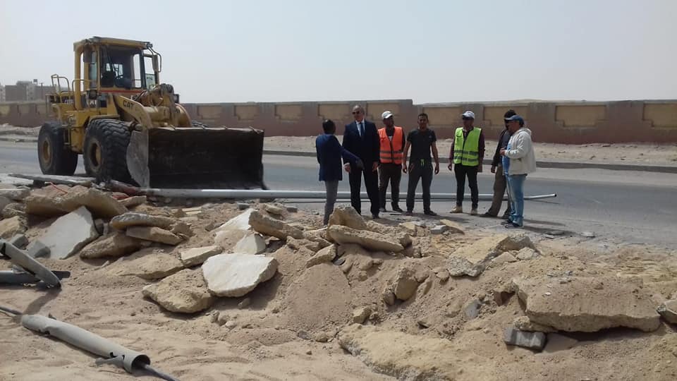 أعمال تطوير طريق المطار أعمال تطوير طريق المطار