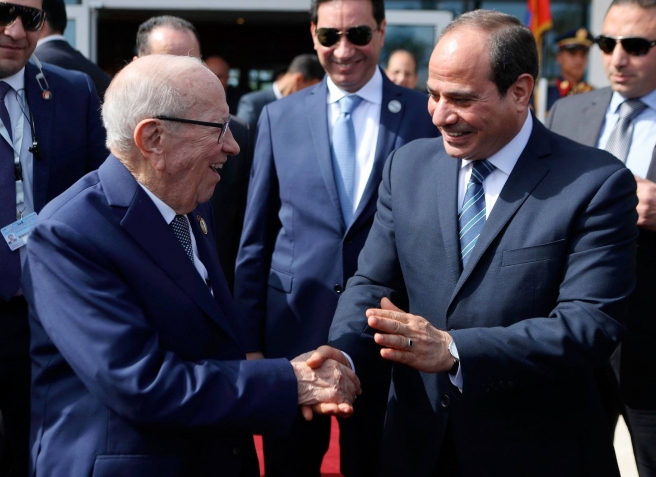 الرئيس السيسي ونظيره التونسي