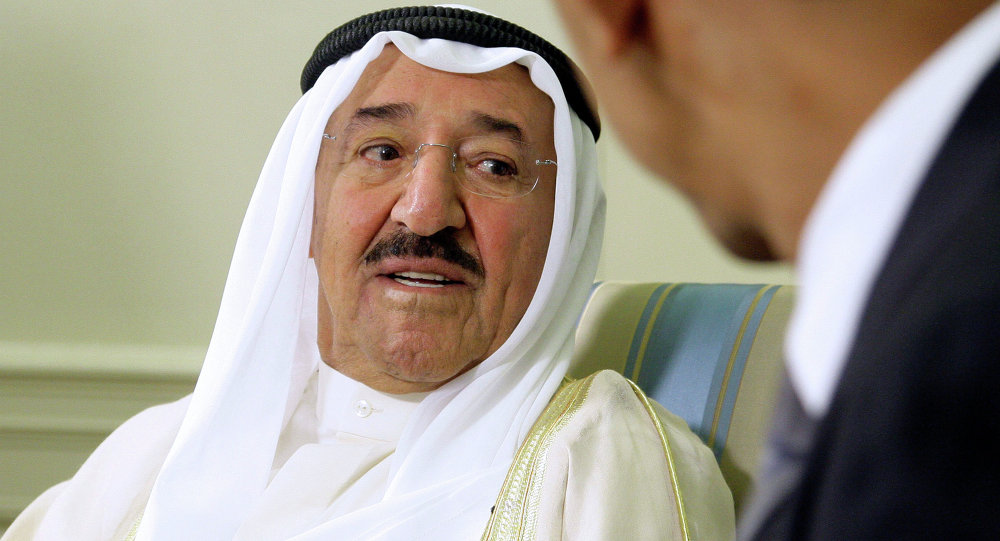 لشيخ صباح الأحمد الجابر المبارك الصباح أمير الكويت