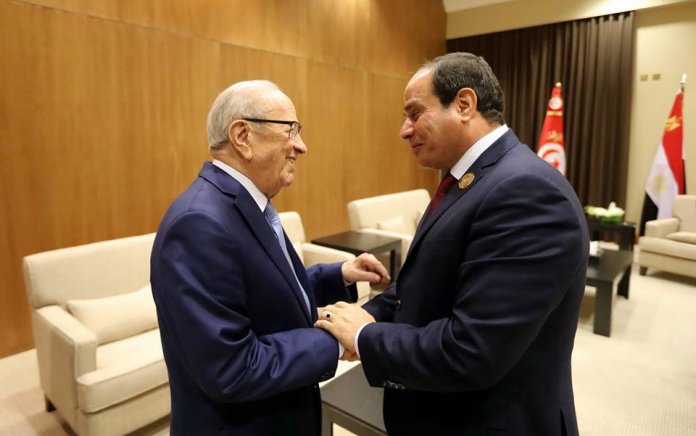 الرئيس السيسي ونظيره التونسي