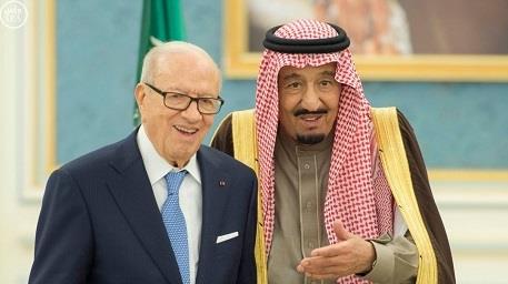 العاهل السعودي ونظيره التونسي