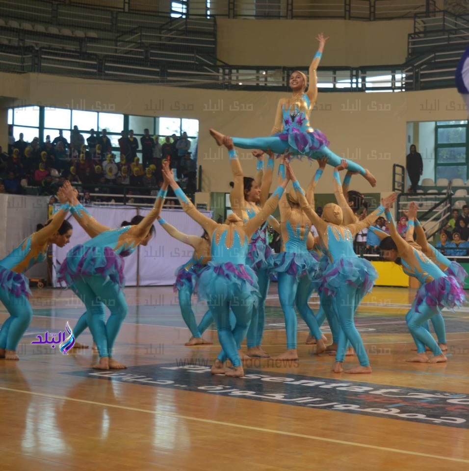 جامعة حلوان تفوز بالمركز الأول في مسابقة العروض الرياضية