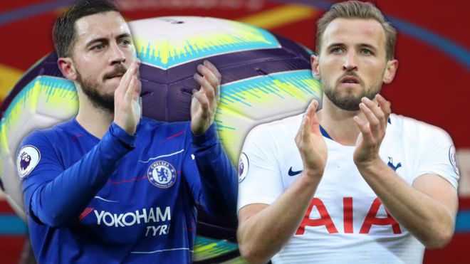 كين لاعب توتنهام - هازارد لاعب تشيلسي كين لاعب توتنهام - هازارد لاعب تشيلسي