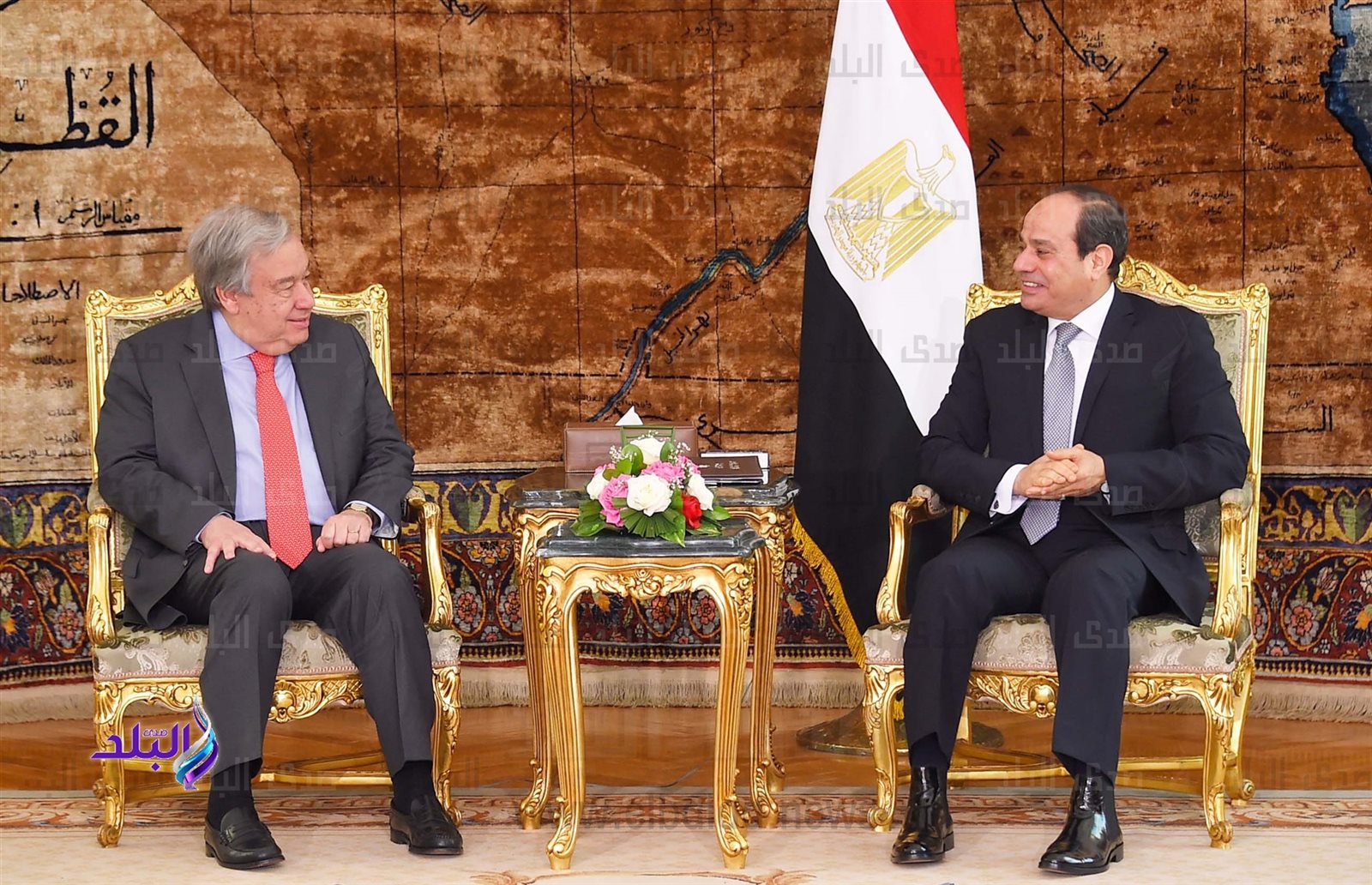الرئيس السيسى مع سكرتير عام الأمم المتحدة الرئيس السيسى مع سكرتير عام الأمم المتحدة