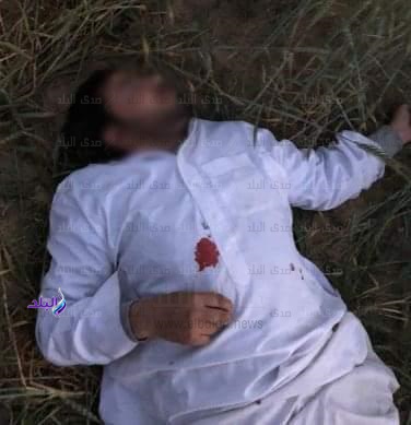 المتهم بعد مقتله المتهم بعد مقتله