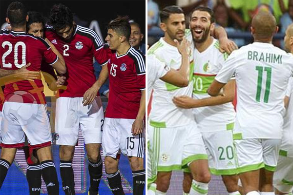 منتخب مصر والجزائر