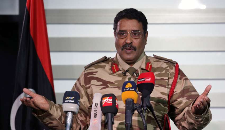 المتحدث باسم الجيش الليبي أحمد المسماري المتحدث باسم الجيش الليبي أحمد المسماري