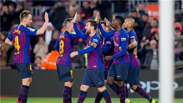 لاعبو برشلونة