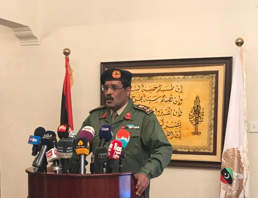 اللواء أحمد المسماري المتحدث باسم الجيش الوطني الليبي اللواء أحمد المسماري المتحدث باسم الجيش الوطني الليبي
