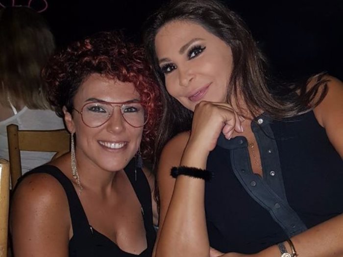 اليسا والمخرجة انجي جمال